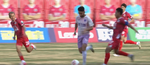 半场:延边龙鼎0-0陕西联合,双方难觅良机,冯伯元染红